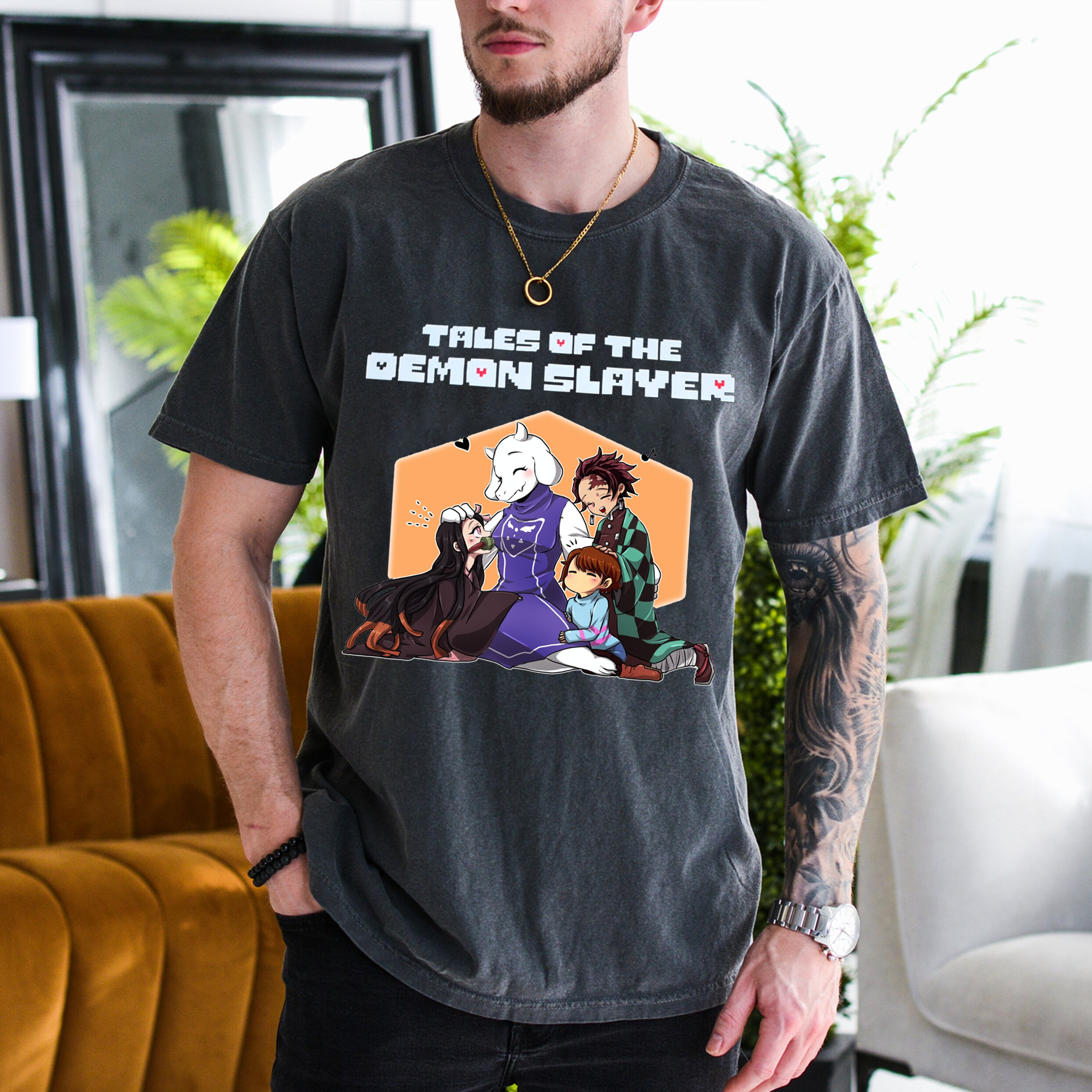 Undertale x Demon Slayer Graphic Unisex T-shirt/Crewneck/Hoodie