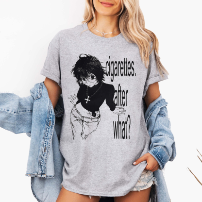 Cigarettes After What? Shizuku Hunter x Hunter  Graphic Oversize Unisex Shirts/Crewneck/Hoodie