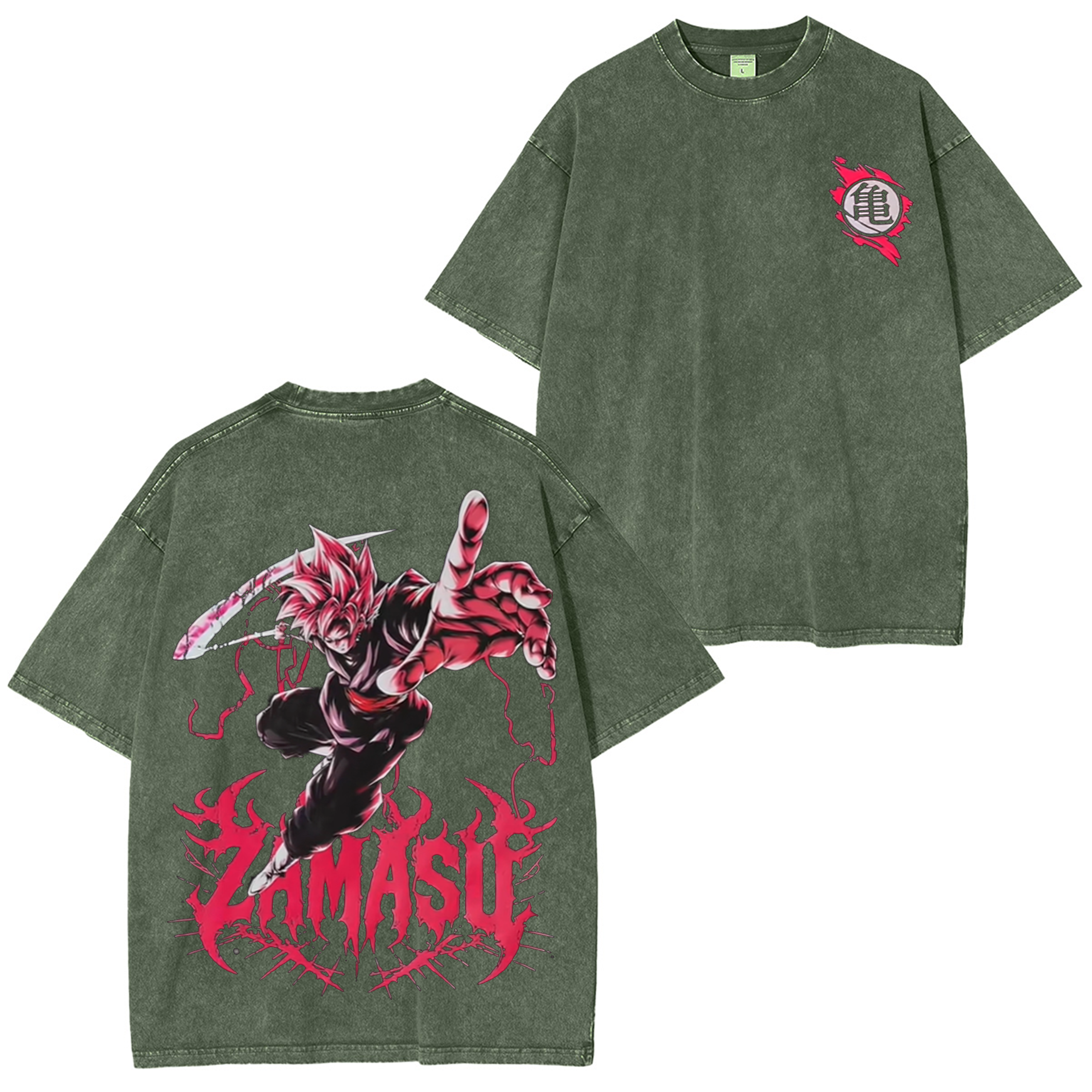 Goku Dragon Ball Z Anime Unisex Washed T-Shirt
