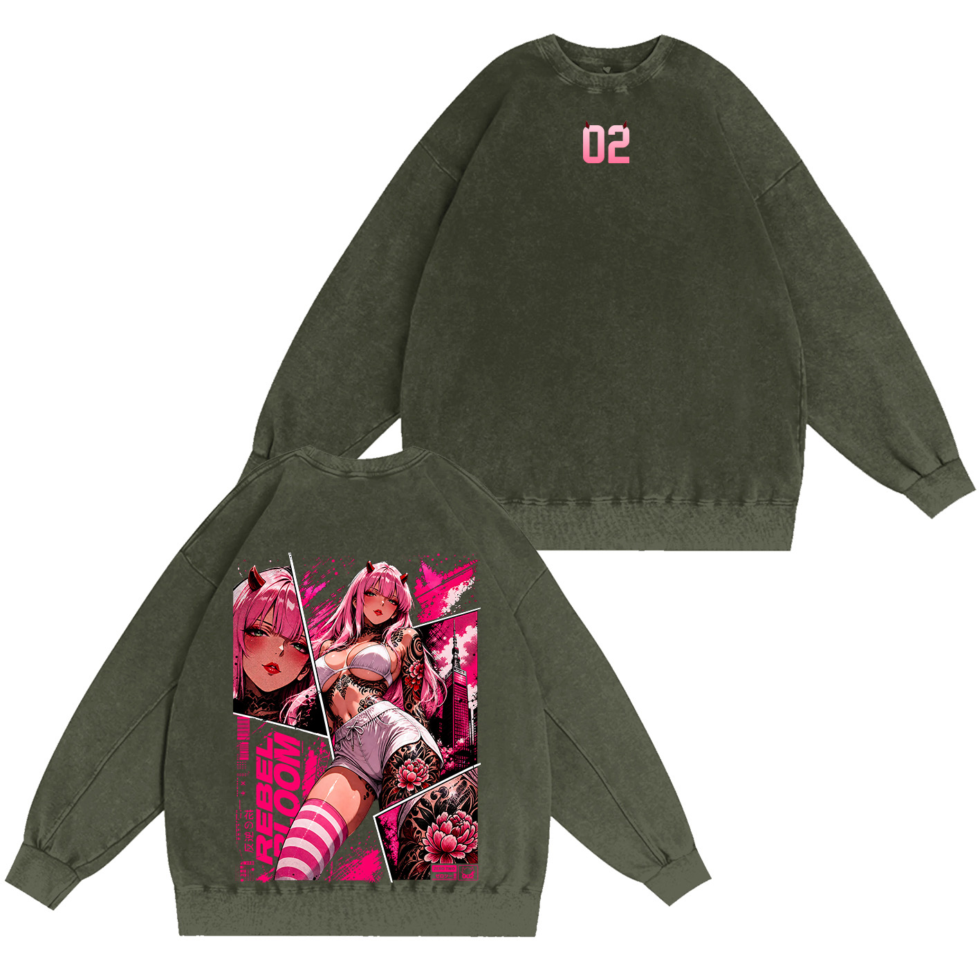 Absolute Cutie ZeroTwo Oversized T-shirt/Crewneck/Hoodie