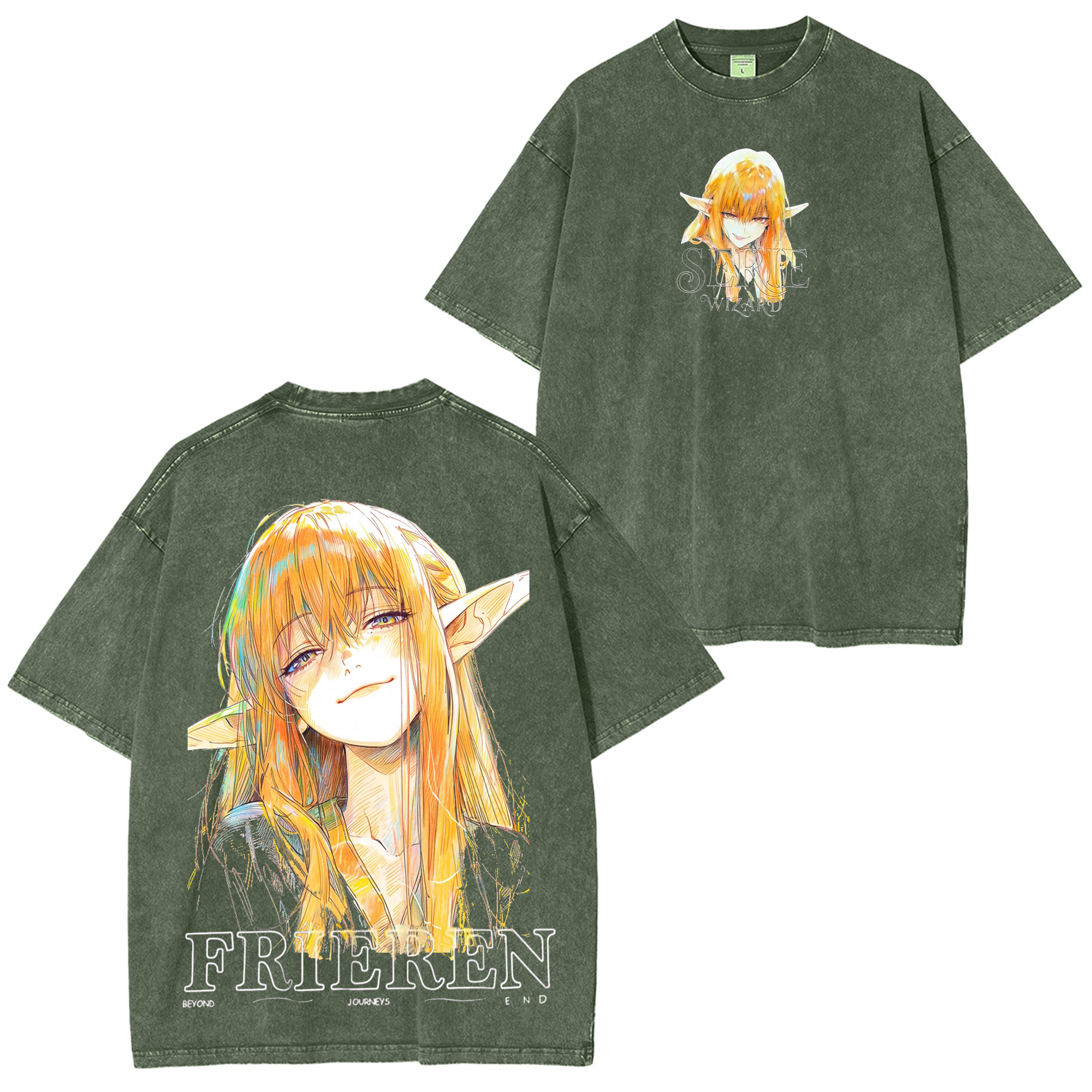 Frieren Anime Oversized T-shirt/Crewneck/Hoodie