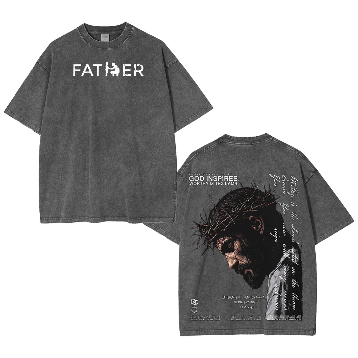 Father Forgive ThemOversized T-shirt/Crewneck/Hoodie