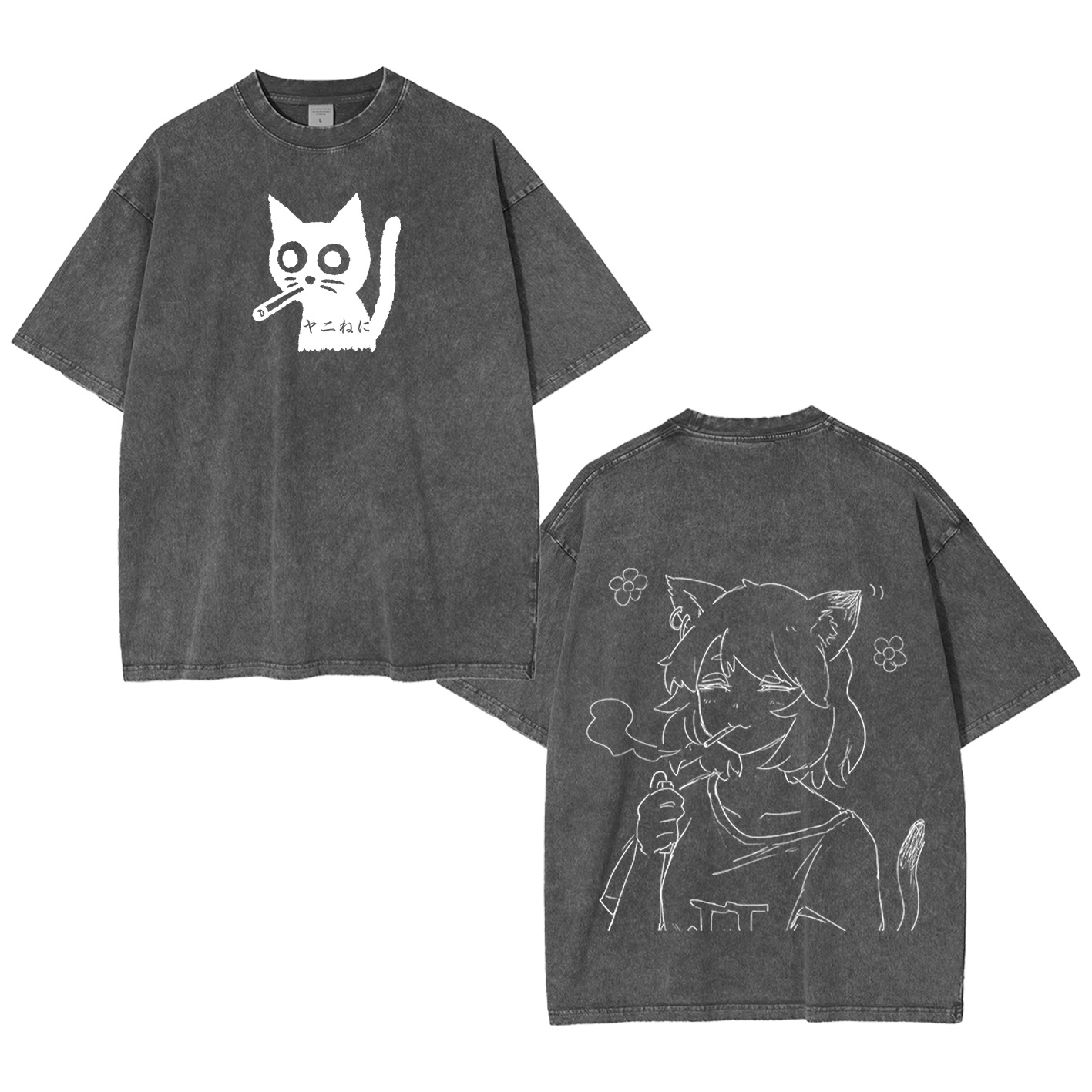 Yani Neko Oversized T-shirt/Crewneck/Hoodie