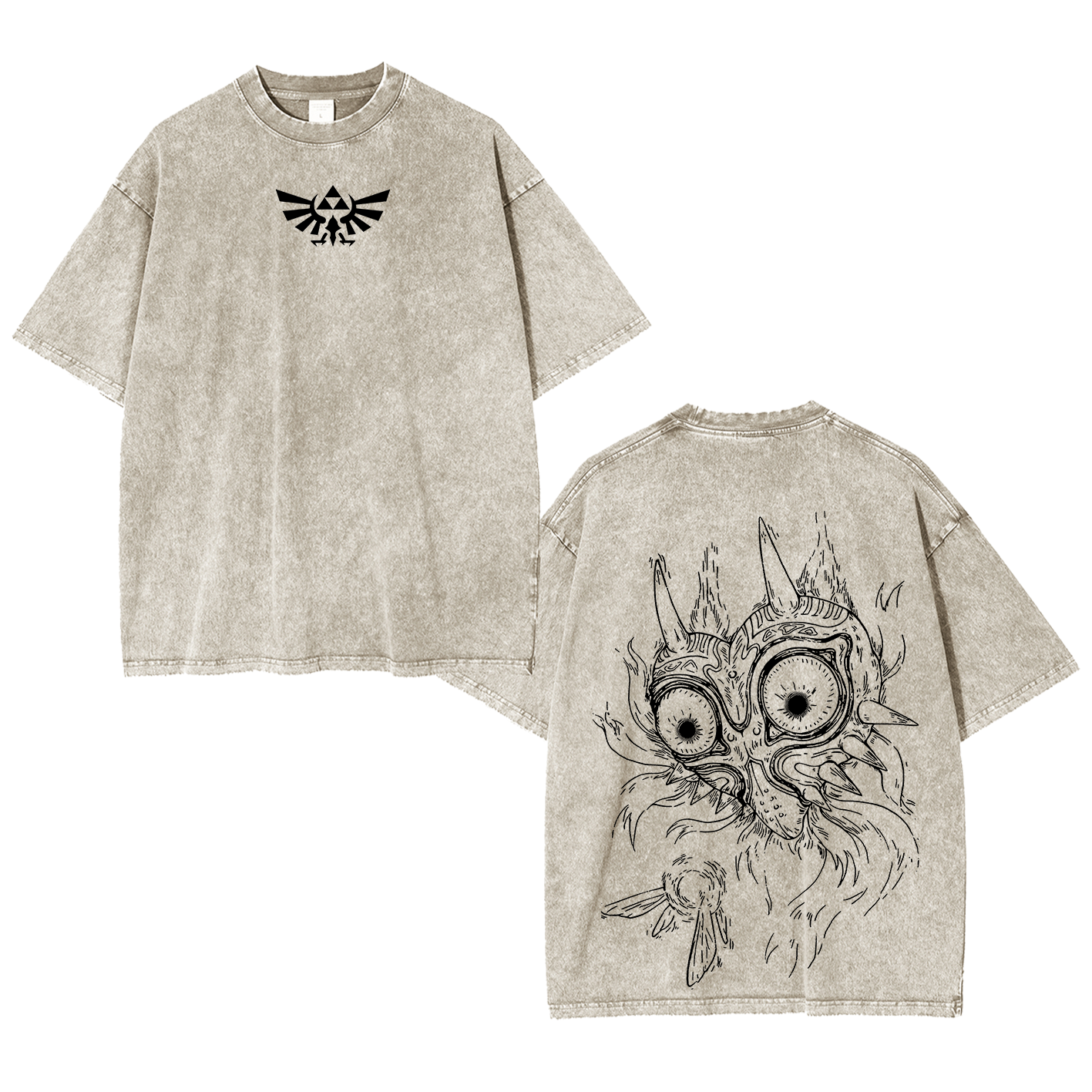 Zelda Majora's Mask Premium  Unisex Washed Unisex Washed T-shirt/Crewneck/Hoodie