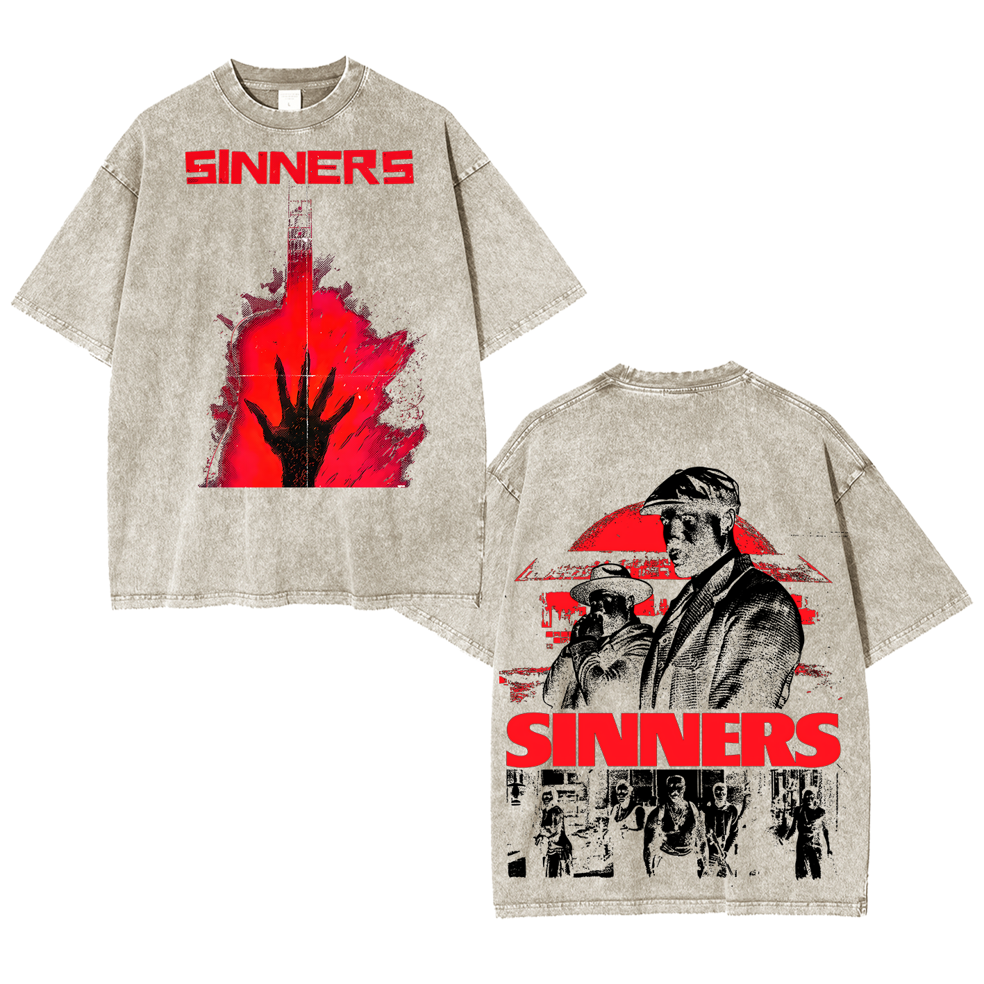 Sinners Movie Oversized T-shirt/Crewneck/Hoodie