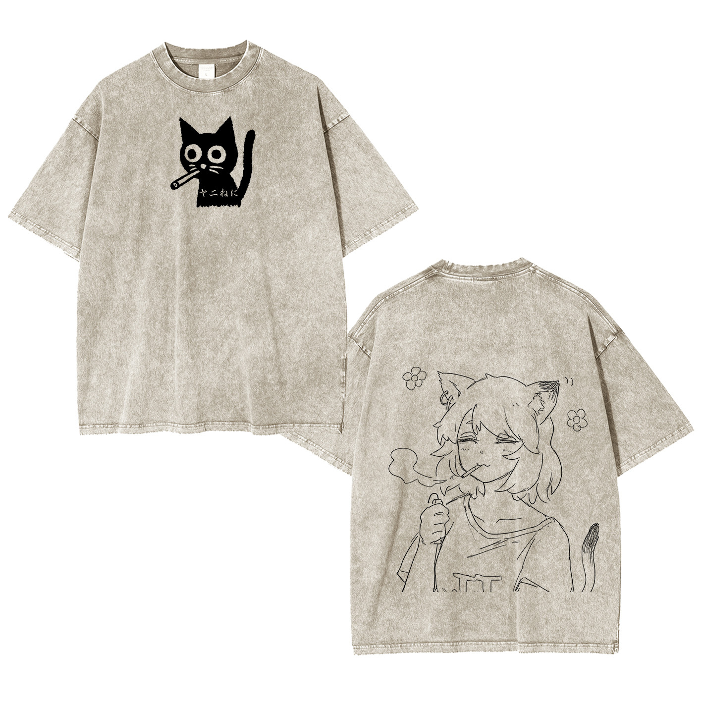 Yani Neko Oversized T-shirt/Crewneck/Hoodie