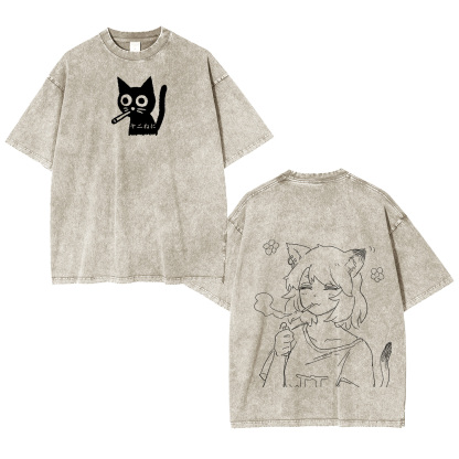 Yani Neko Oversized T-shirt/Crewneck/Hoodie