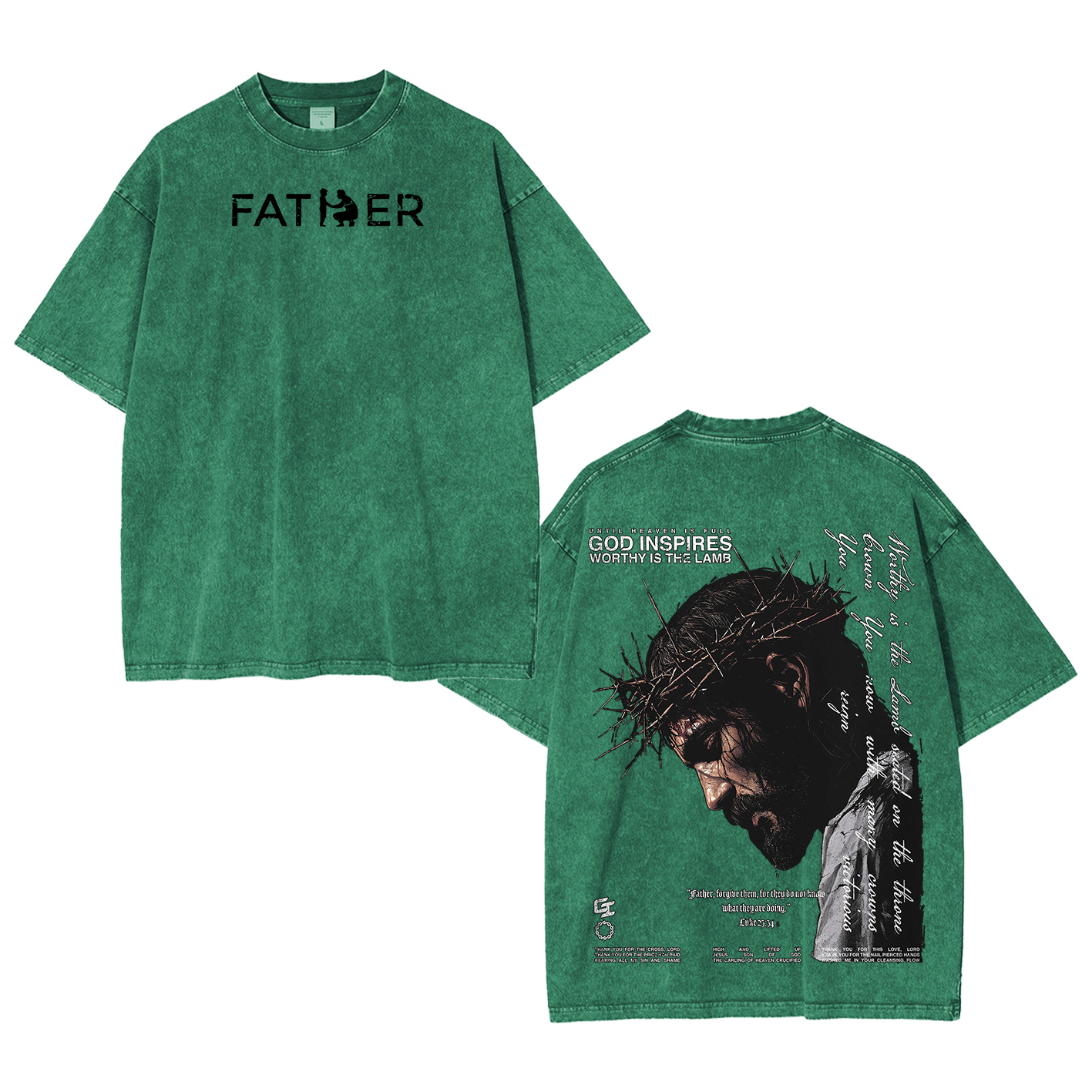 Father Forgive ThemOversized T-shirt/Crewneck/Hoodie