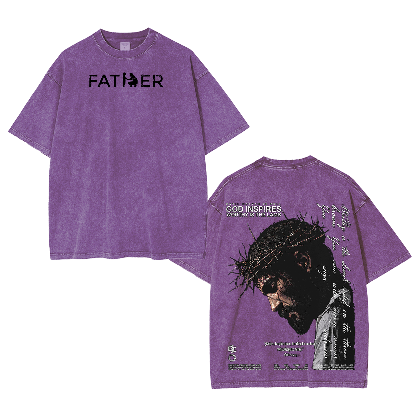Father Forgive ThemOversized T-shirt/Crewneck/Hoodie