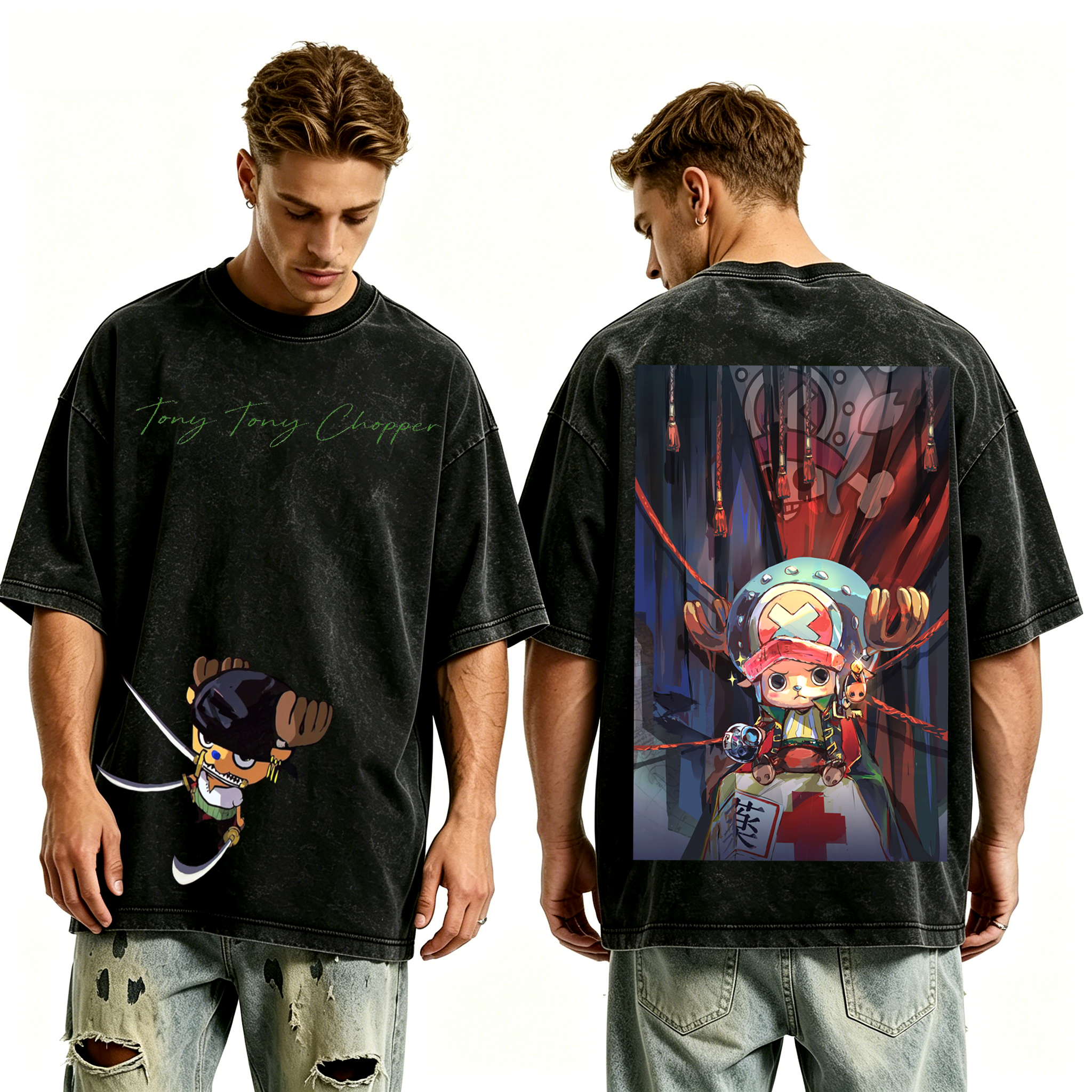 Tony Tony Chopper,One Piece Unisex Washed T-Shirt