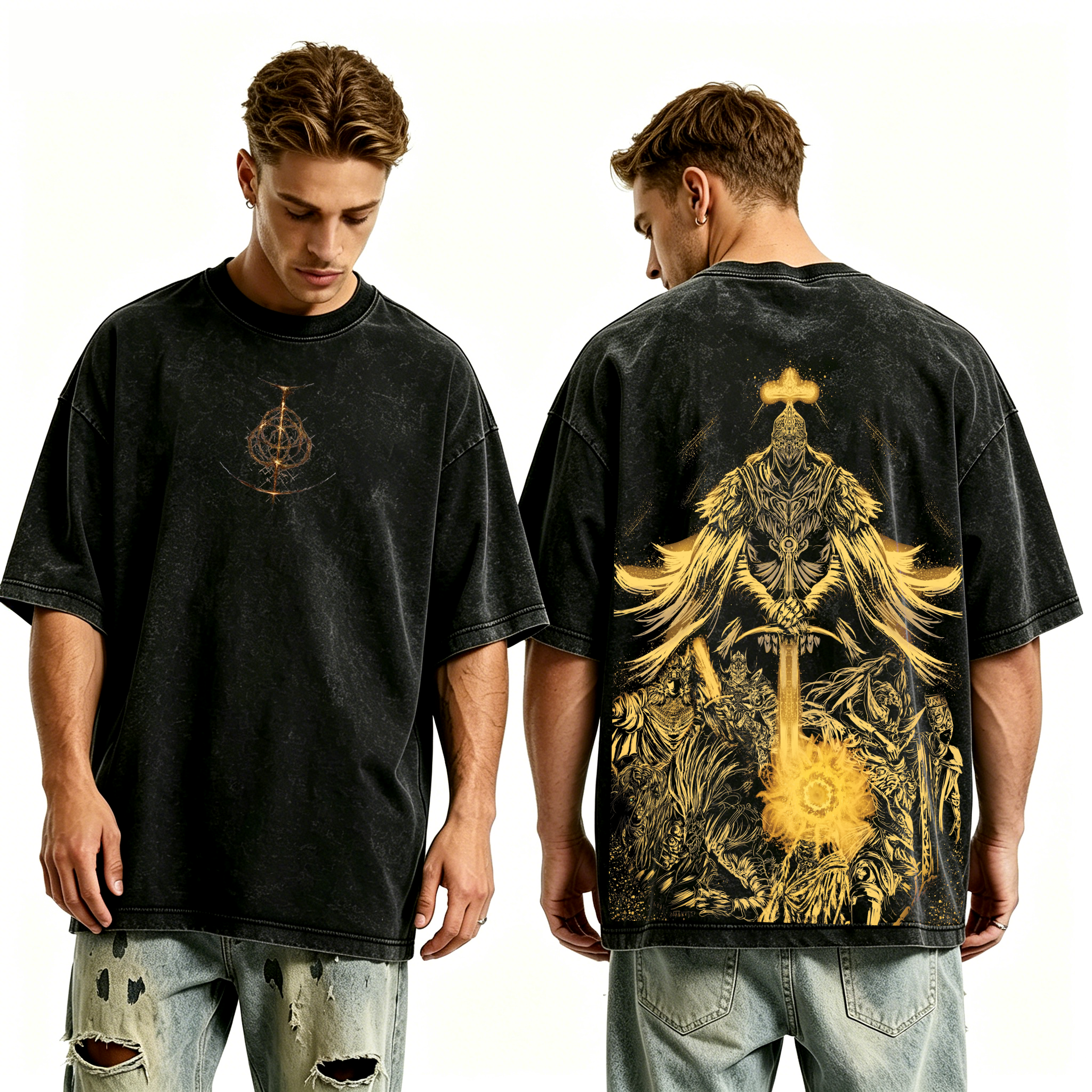Elden Lord,Elden Ring Game Unisex Washed T-Shirt