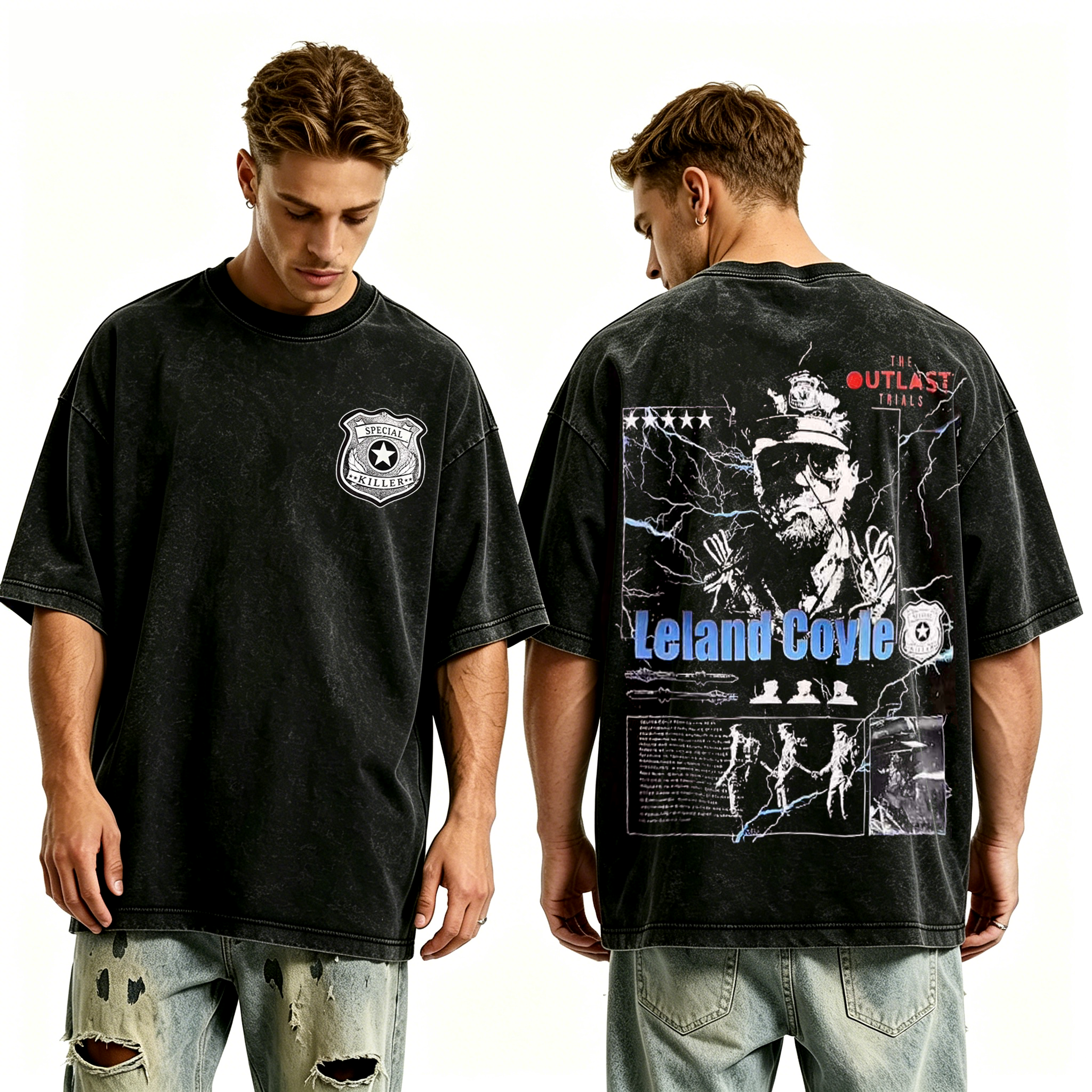 The Outlast Trials Game Unisex Washed T-Shirt