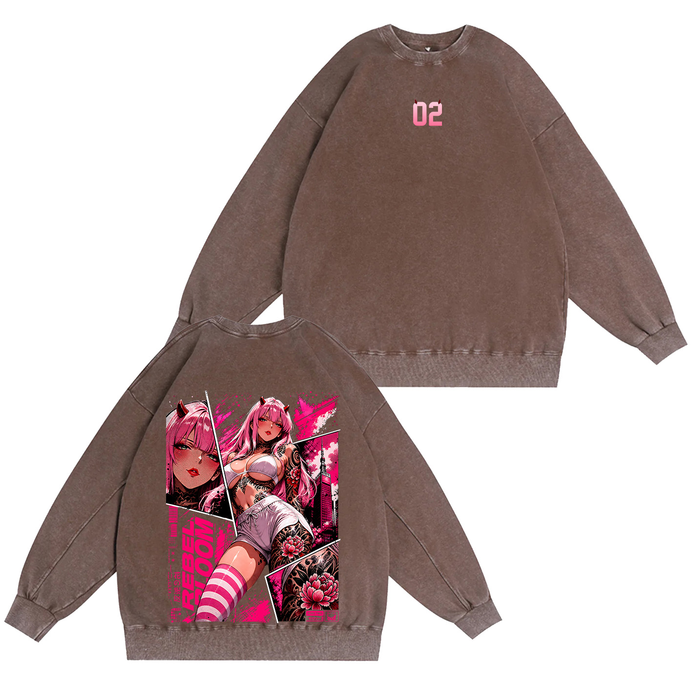 Absolute Cutie ZeroTwo Oversized T-shirt/Crewneck/Hoodie