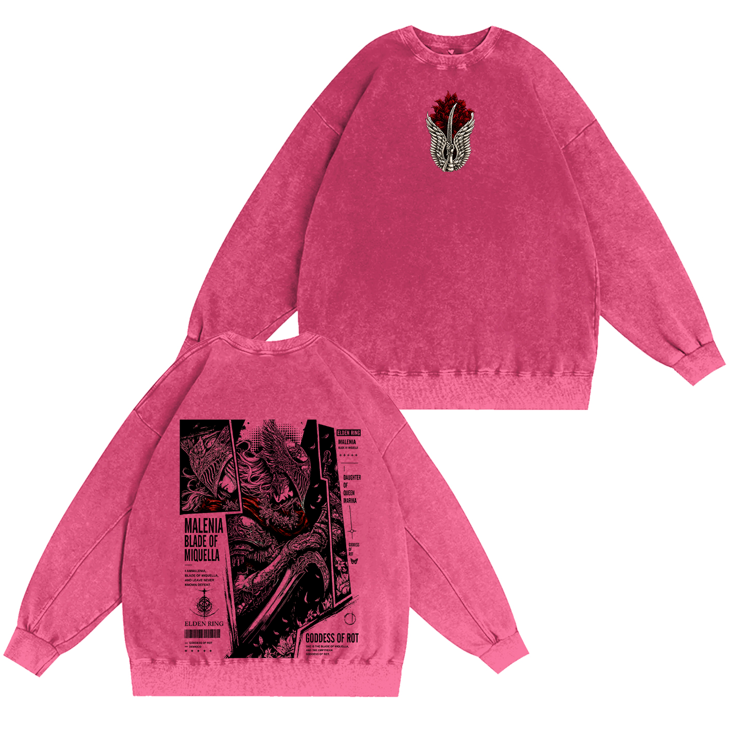 Malenia Elden Ring Washed T-shirt/Crewneck/Hoodie