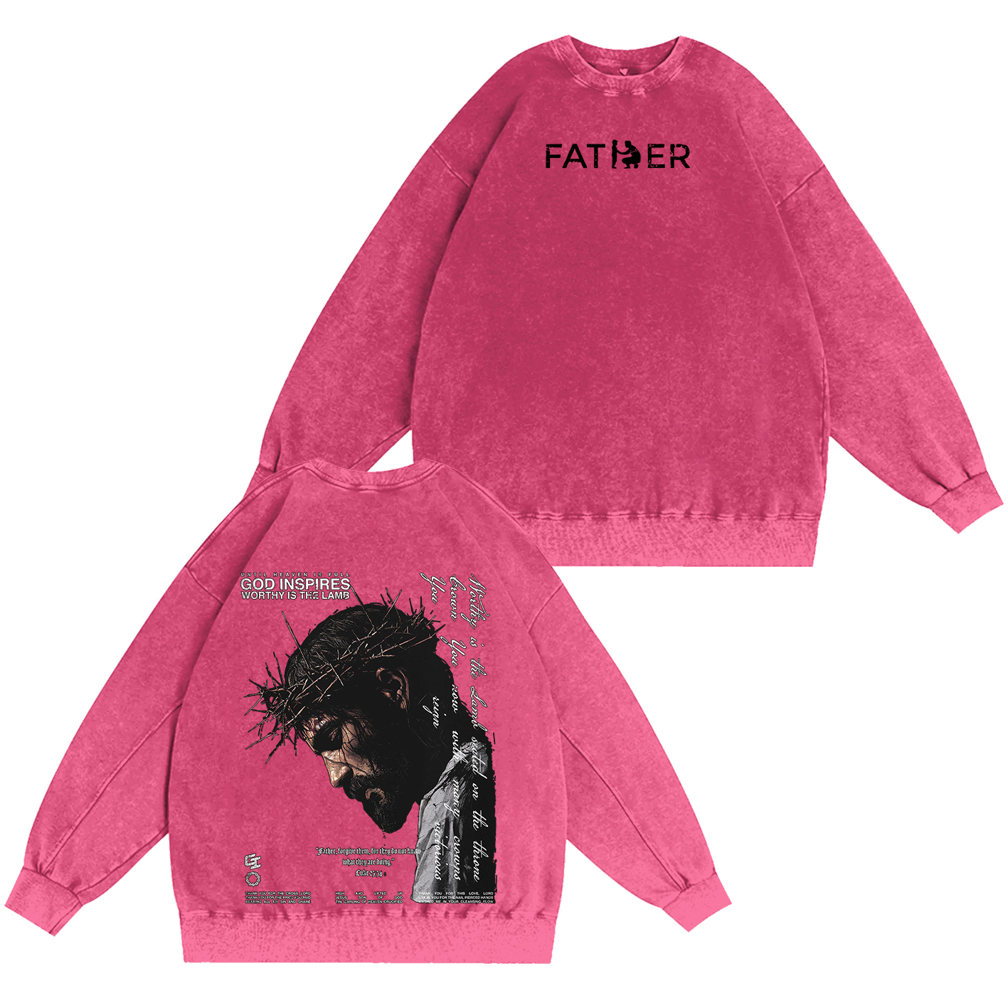 Father Forgive ThemOversized T-shirt/Crewneck/Hoodie