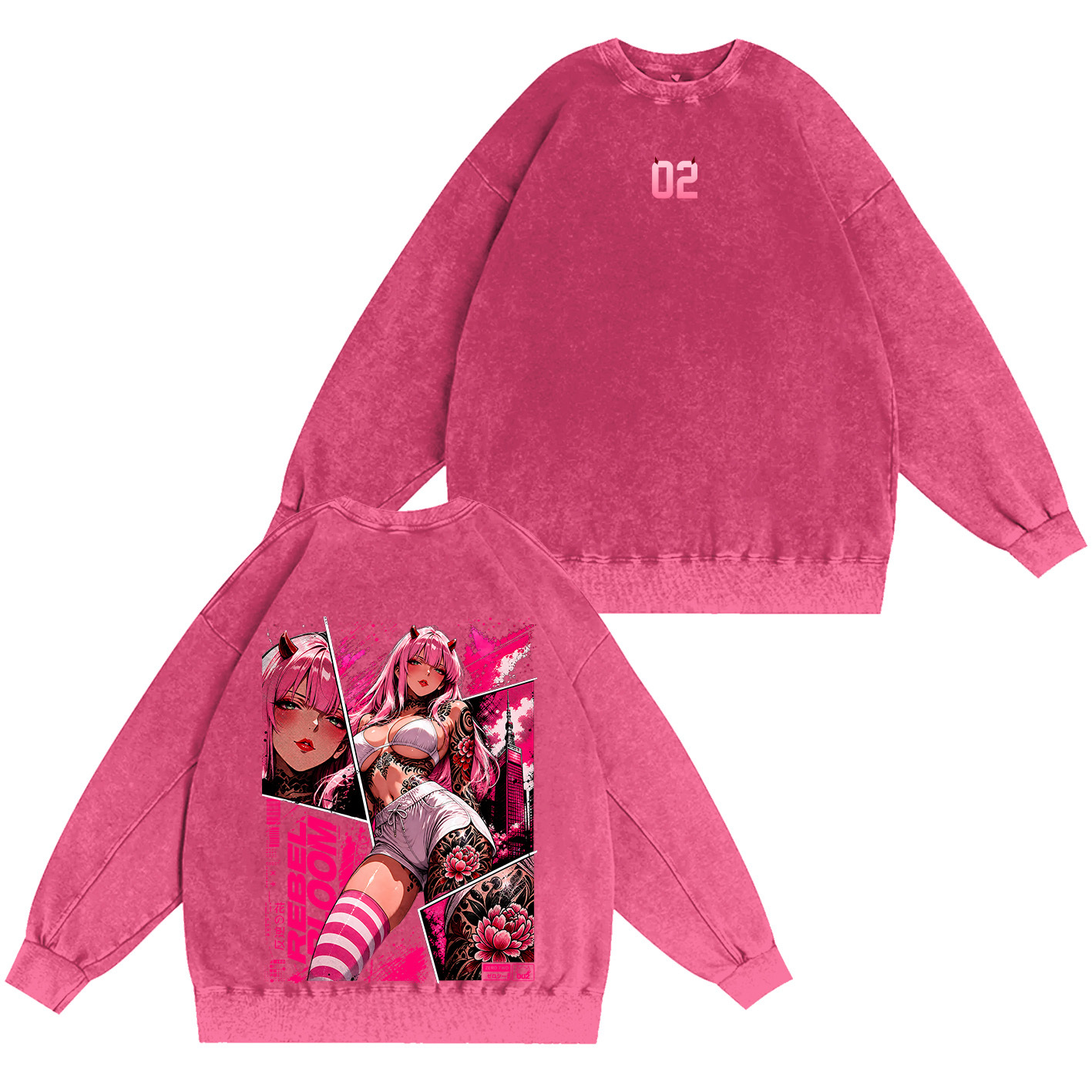 Absolute Cutie ZeroTwo Oversized T-shirt/Crewneck/Hoodie