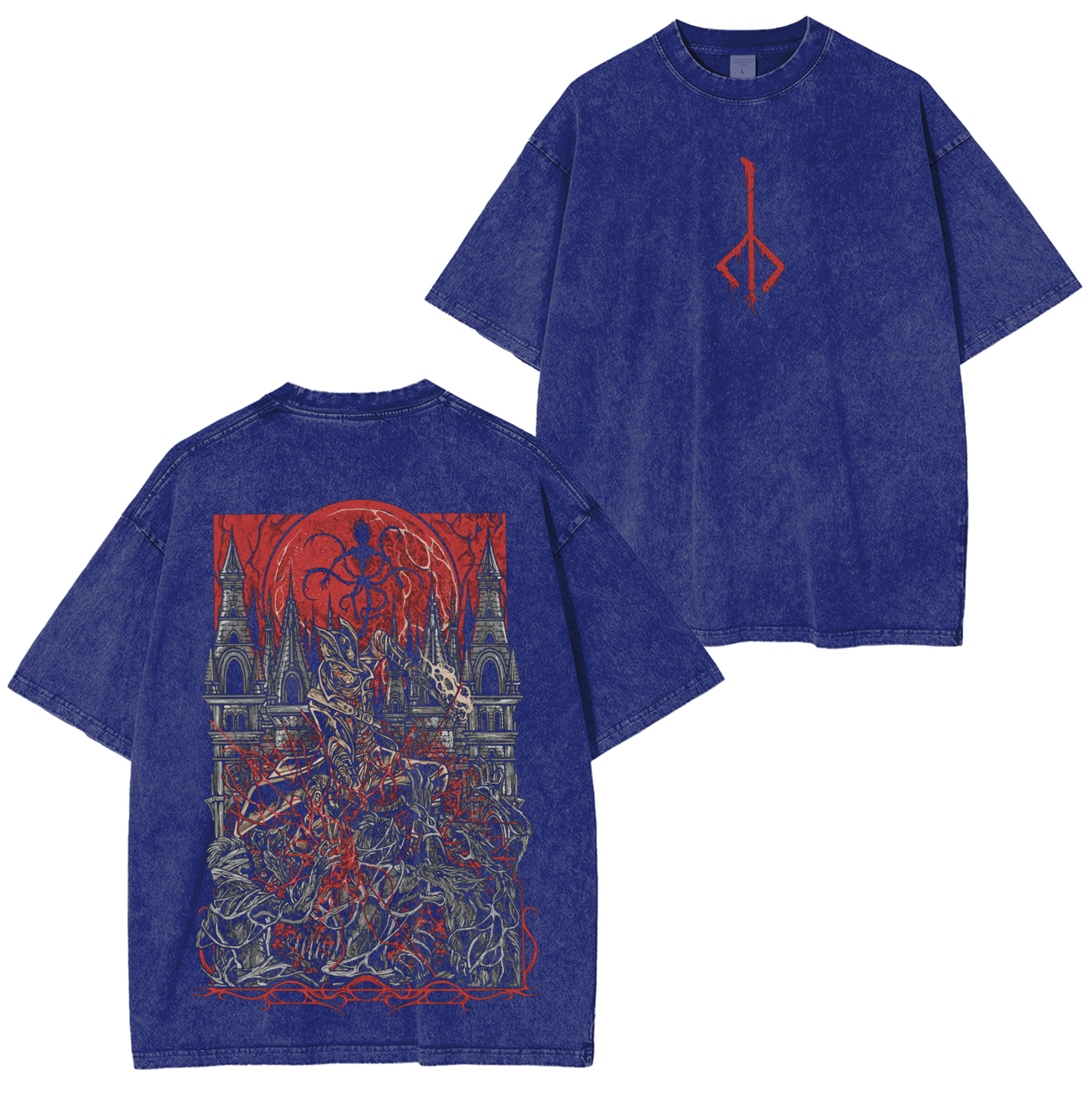 Hunter of Yharnam,Bloodborne Game Unisex Washed T-Shirt