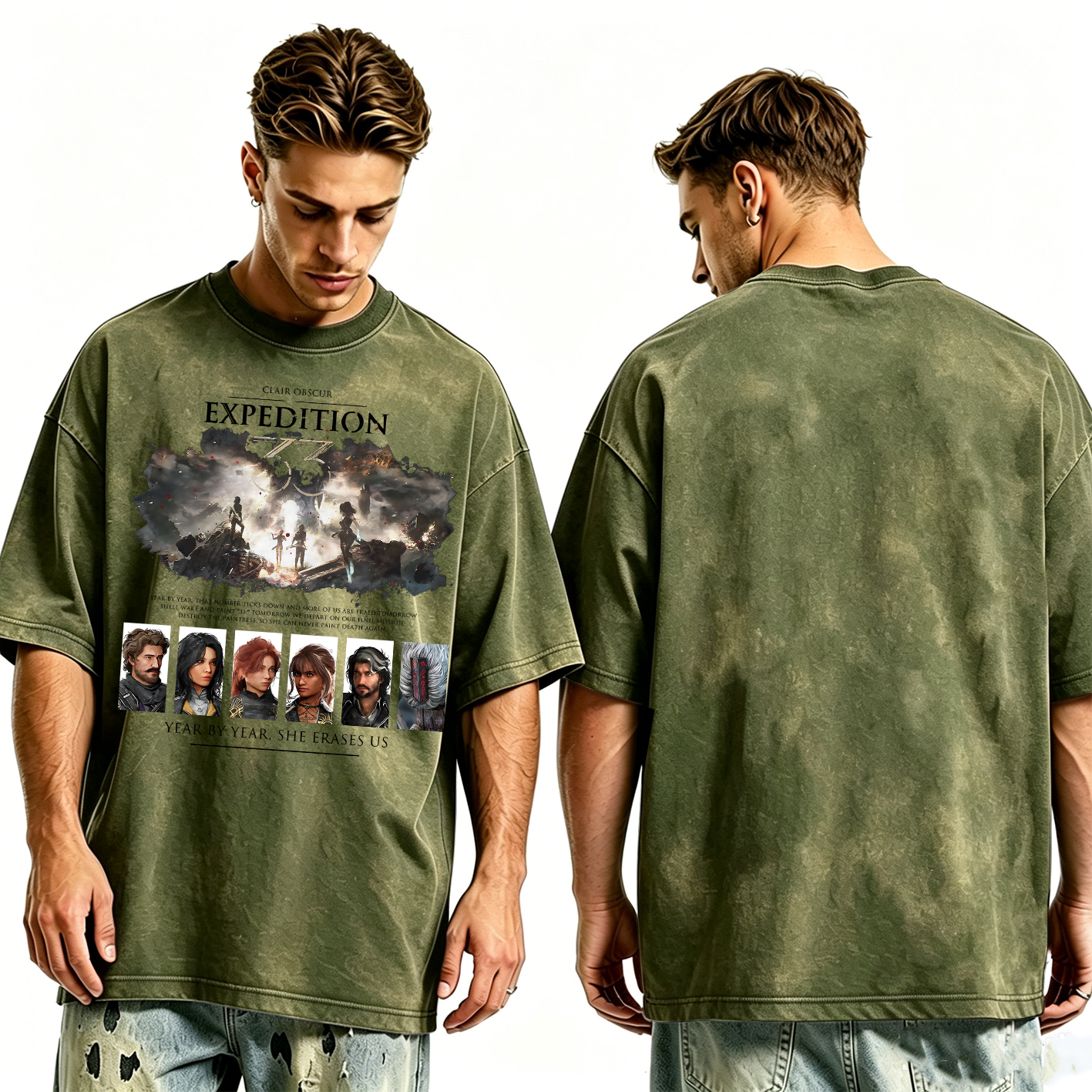 Clair Obscur Expedition 33 Oversized T-shirt/Crewneck/Hoodie