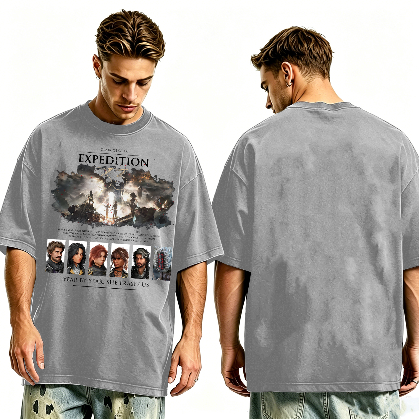 Clair Obscur Expedition 33 Oversized T-shirt/Crewneck/Hoodie