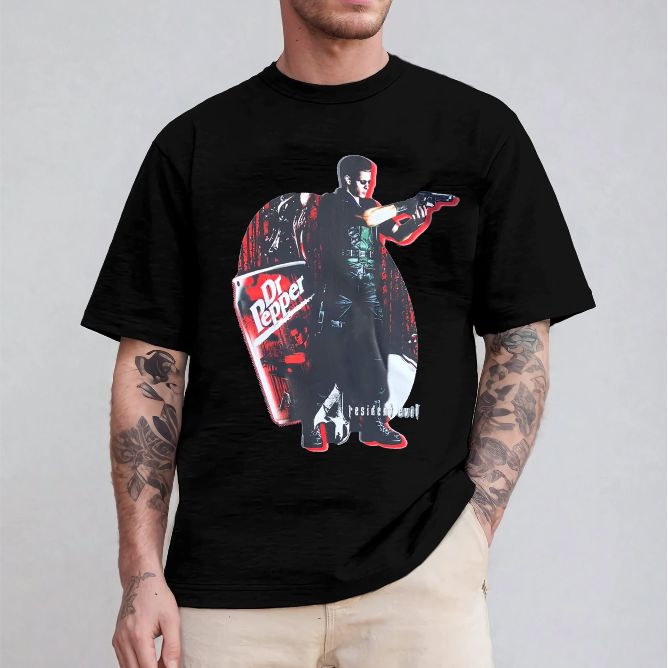 Dr Pepper Albert wesker Resident Evil Vintage  Unisex T-shirt/Crewneck/Hoodie