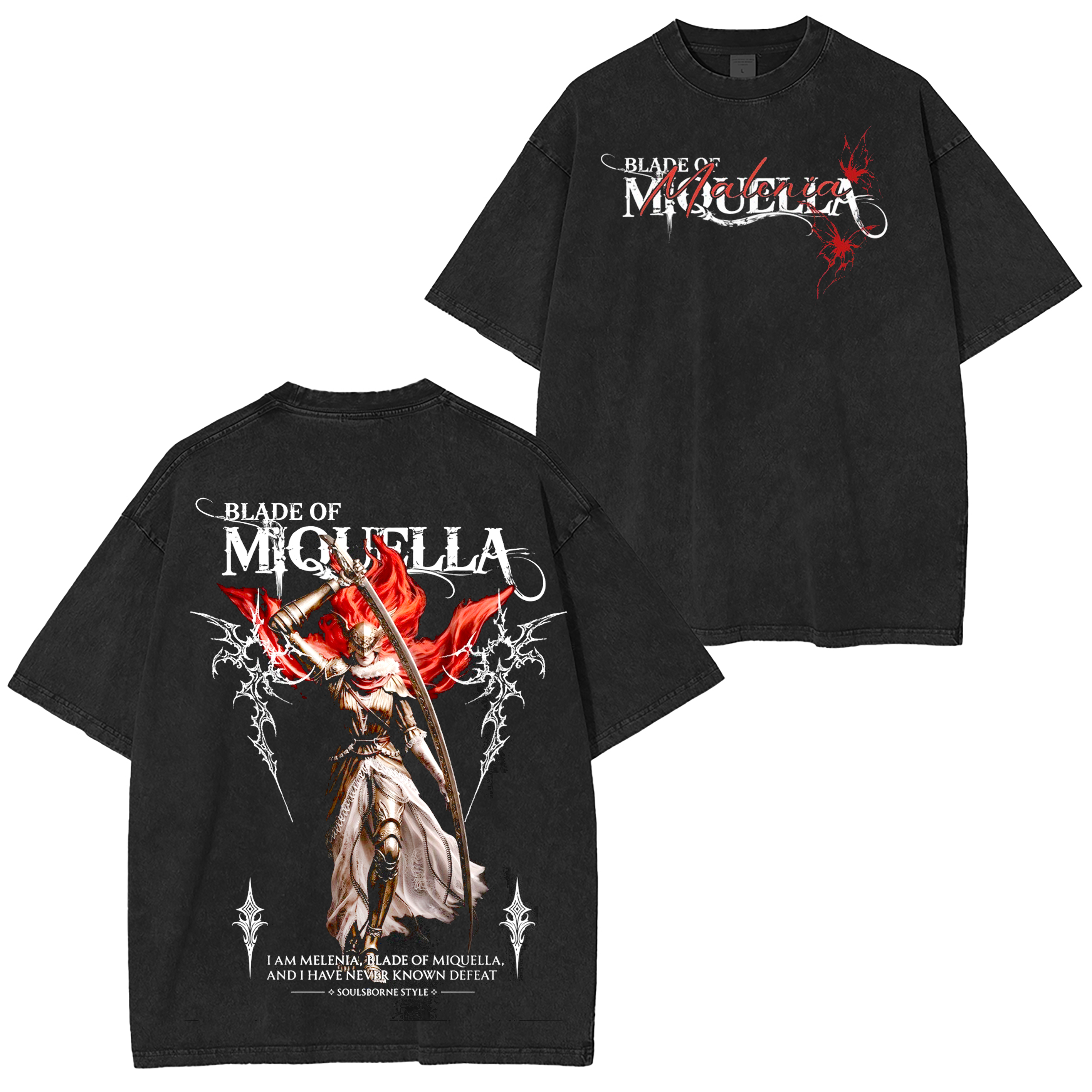 Malenia Blade of Miquella,Elden Ring Unisex Washed T-Shirt