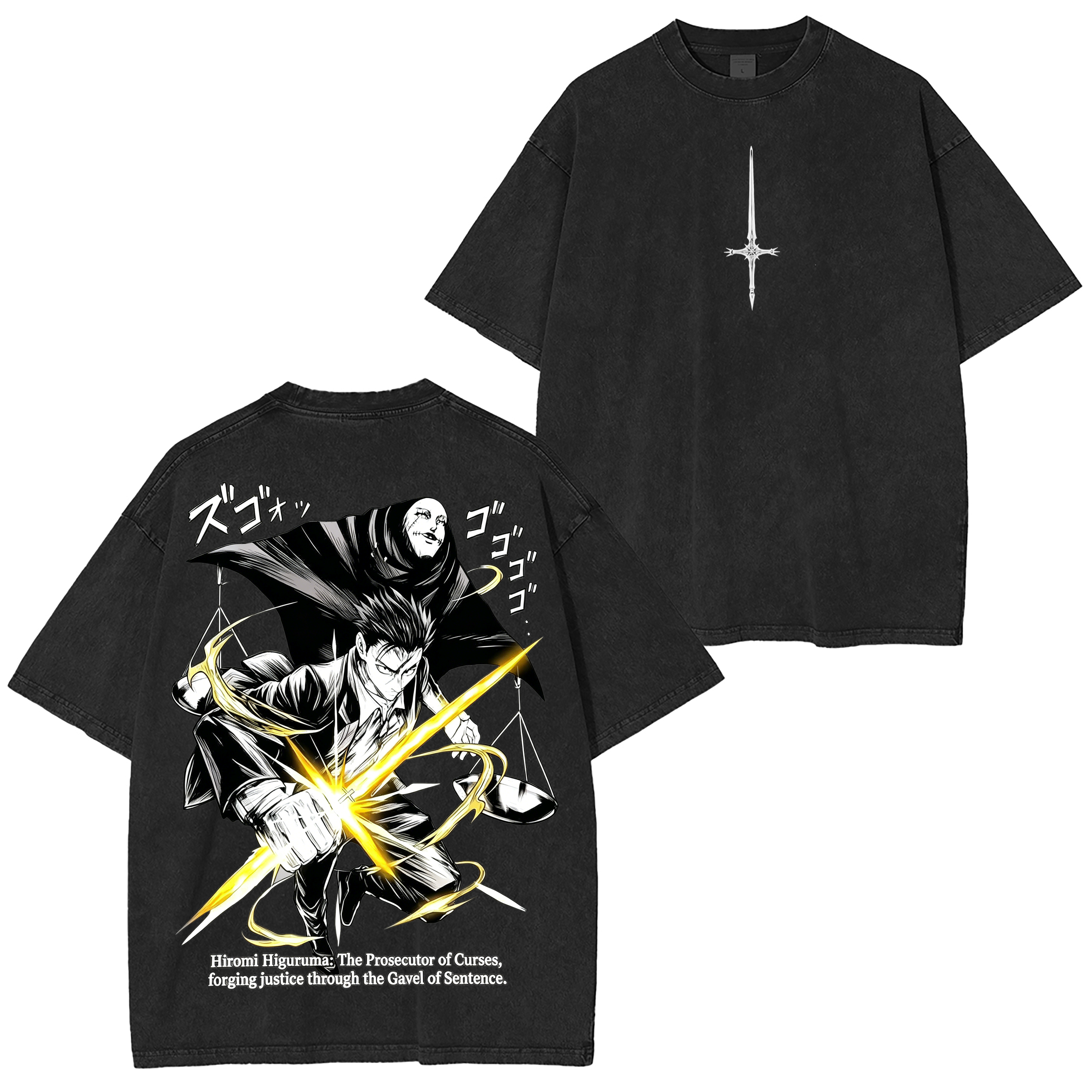 Higuruma Hiromi,Jujutsu Kaisen Unisex Washed T-Shirt