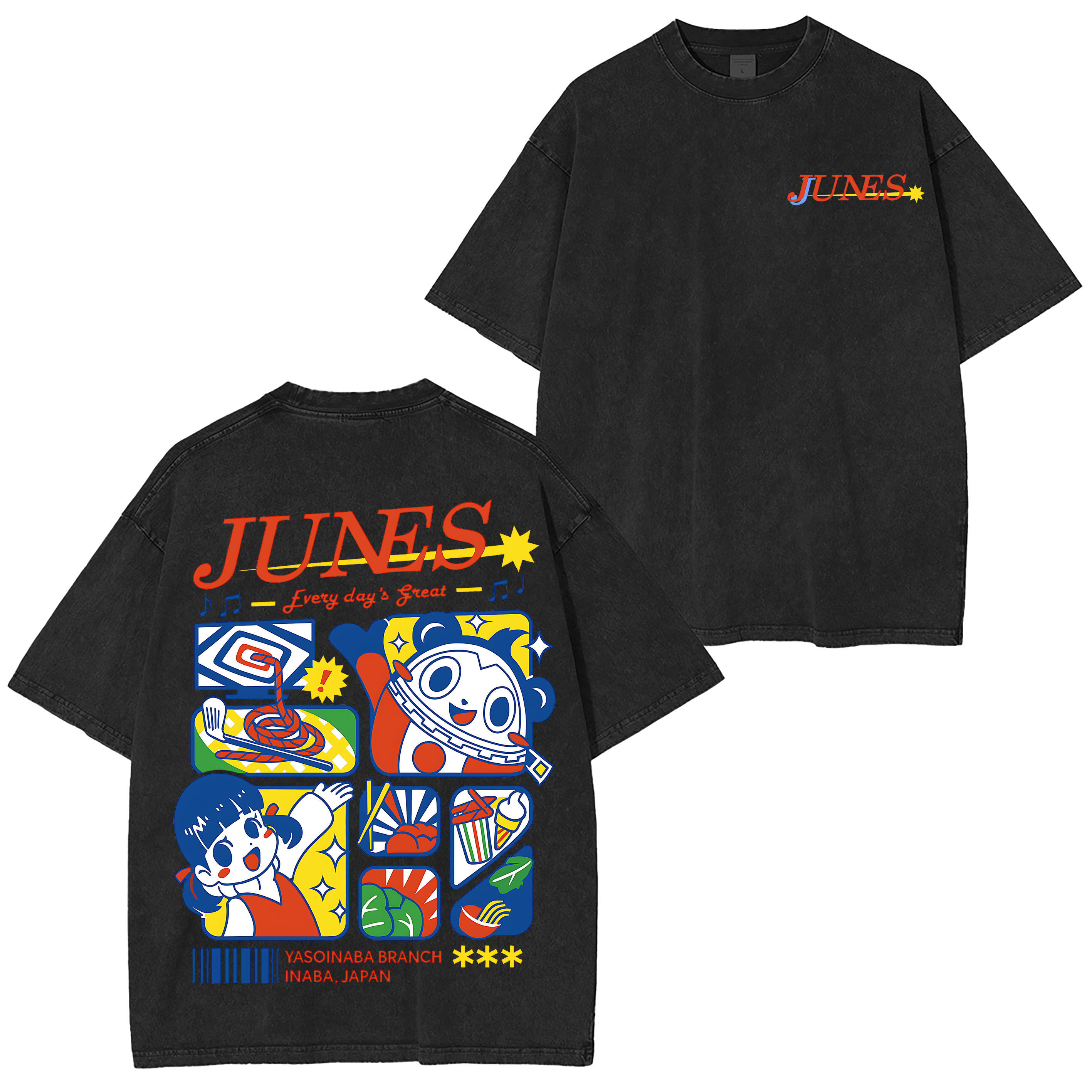 Persona 4 Unisex Washed T-Shirt