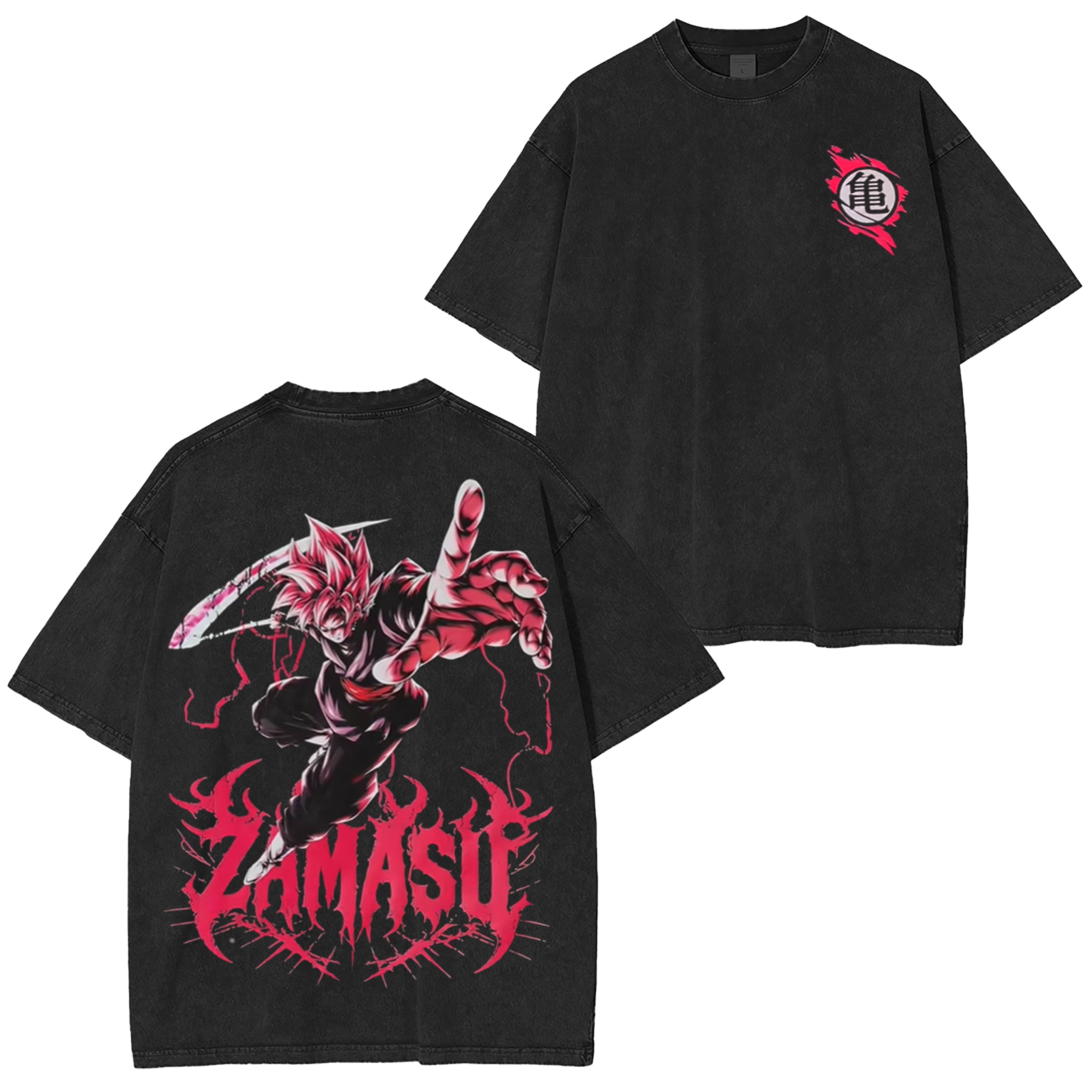 Goku Dragon Ball Z Anime Unisex Washed T-Shirt
