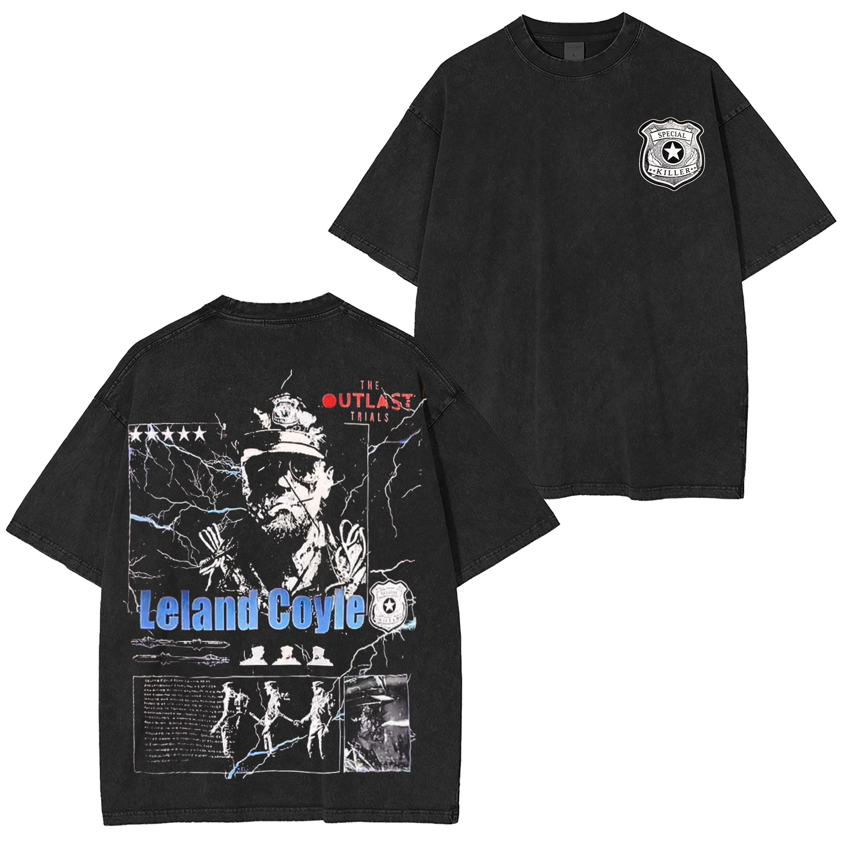 The Outlast Trials Game Unisex Washed T-Shirt