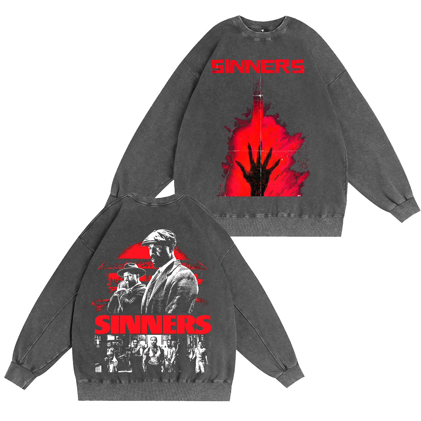 Sinners Movie Oversized T-shirt/Crewneck/Hoodie