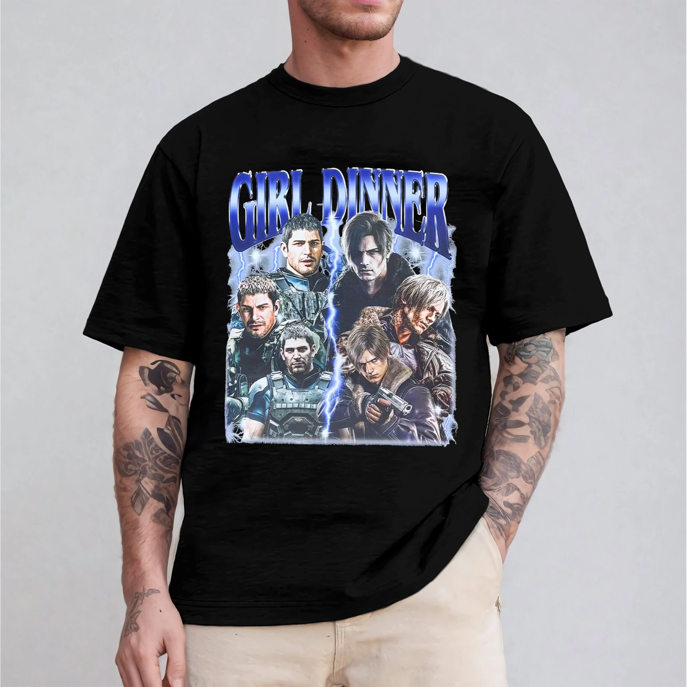 Leon Kennedy and Chris Redfield  Resident Evil Unisex T-shirt/Crewneck/Hoodie