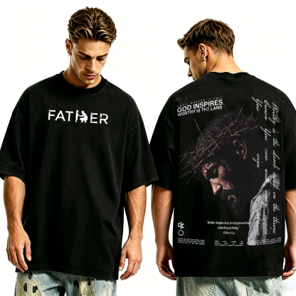 Father Forgive ThemOversized T-shirt/Crewneck/Hoodie