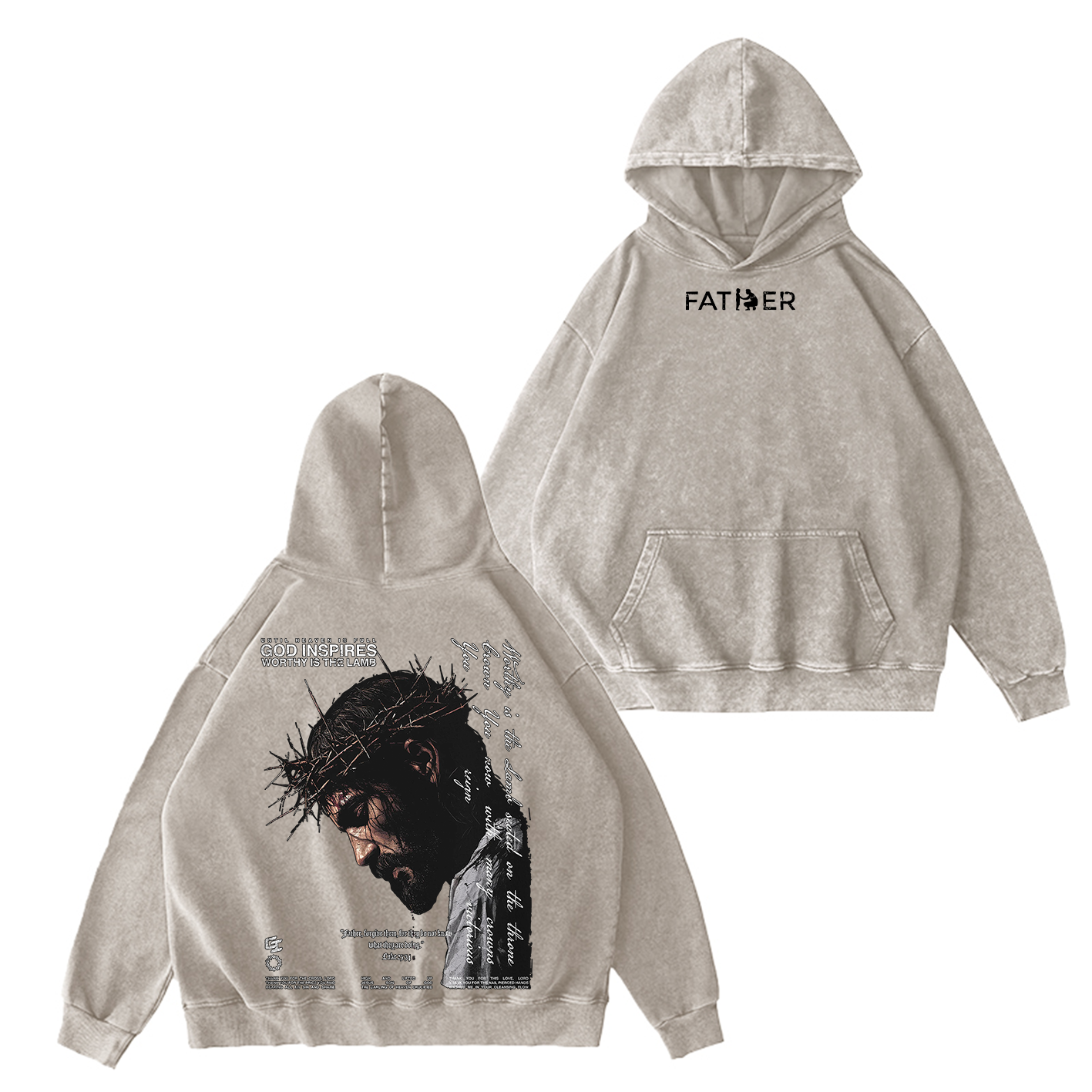 Father Forgive ThemOversized T-shirt/Crewneck/Hoodie