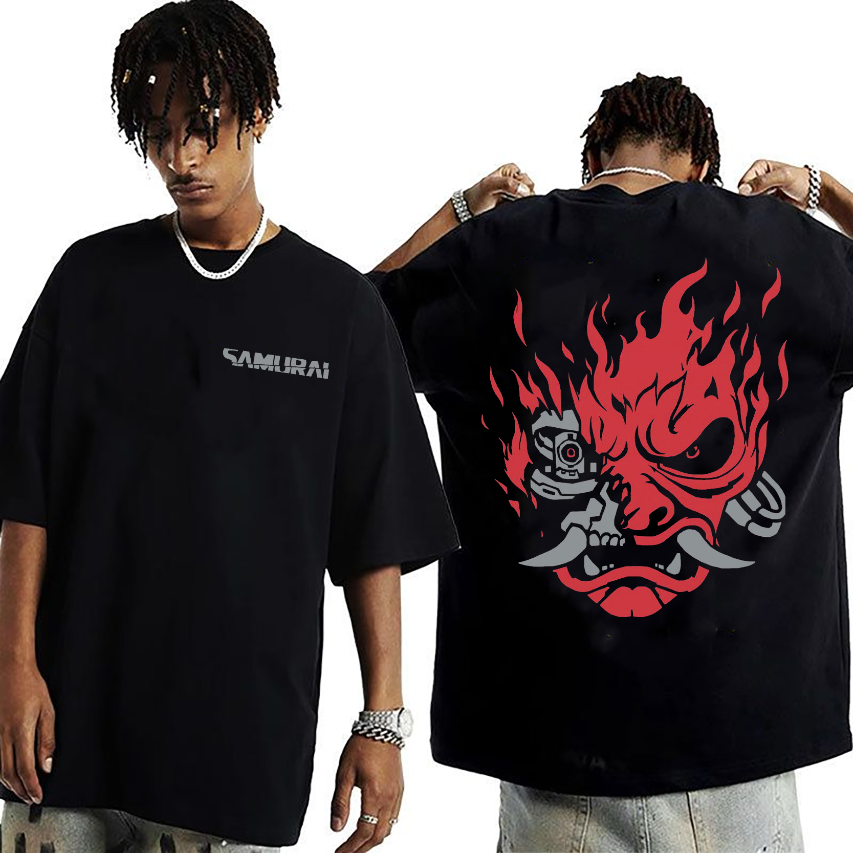 Cyberpunk Samurai Unisex T-shirt/Crewneck/Hoodie