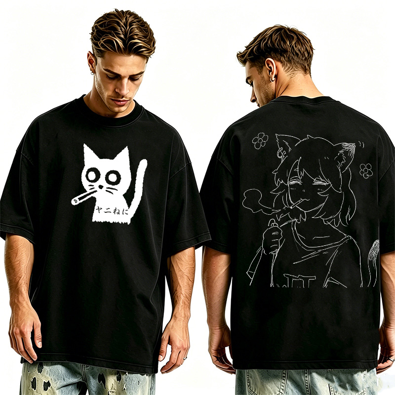 Yani Neko Oversized T-shirt/Crewneck/Hoodie