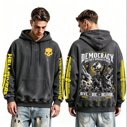 Helldivers Oversized T-shirt/Crewneck/Hoodie