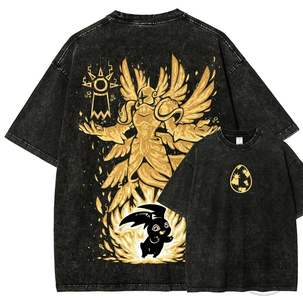 Digimon Angemon and Lopmon Digital Monsters Oversized T-shirt/Crewneck/Hoodie