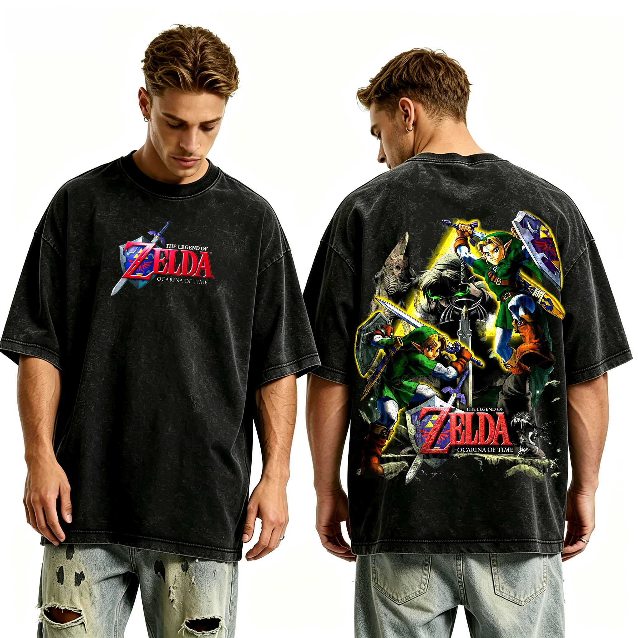 The Legend of Zelda Unisex Washed T-Shirt