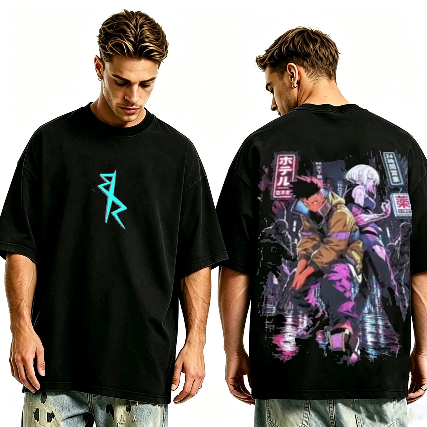 Cyberpunk Unisex  Washed T-Shirt