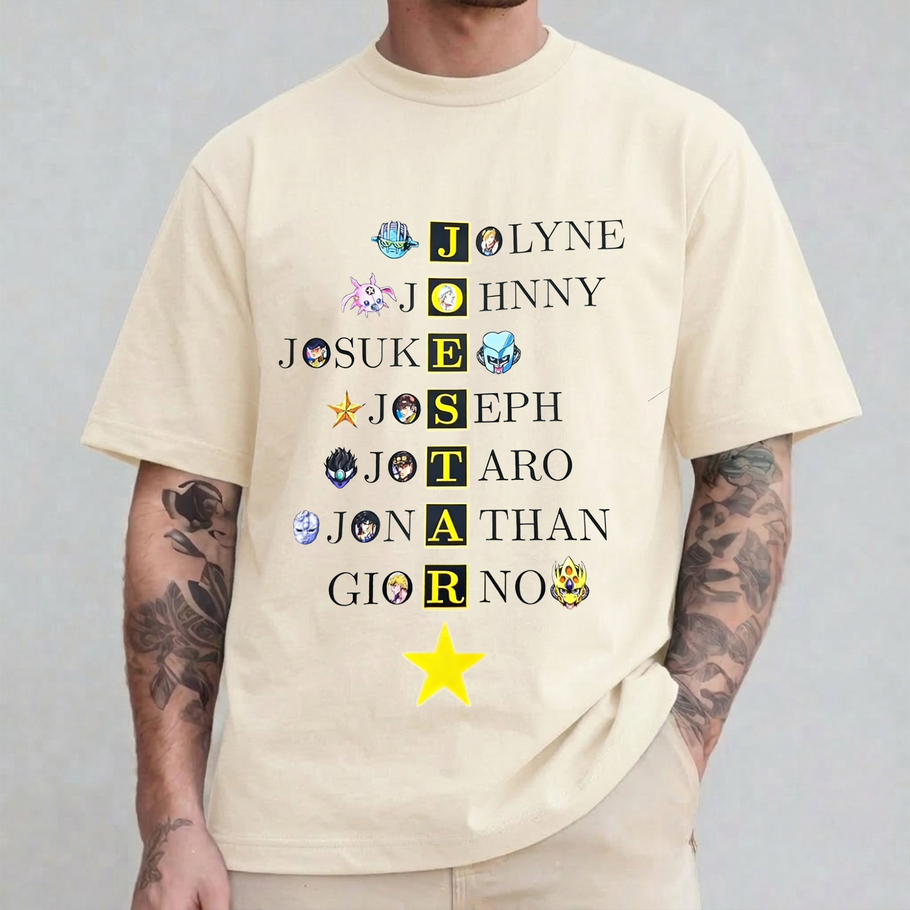 Josuke Higashikata Oversized T-shirt/Crewneck/Hoodie