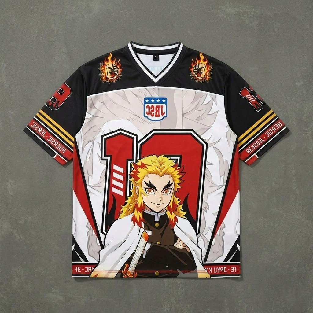 Oversized Jersey Number Series/ Demon Slayer
