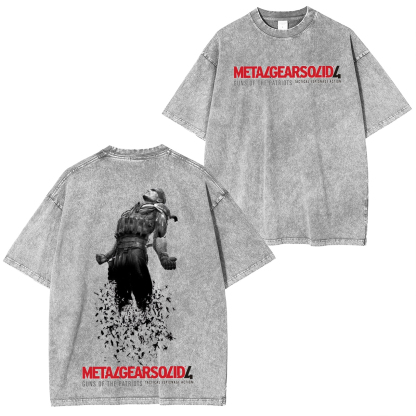 Metal Gear Solid 4 Vintage Washed T-shirt/Crewneck/Hoodie