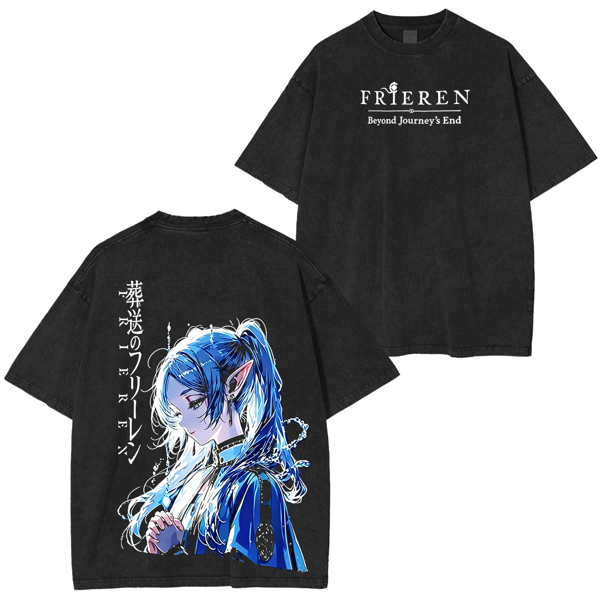 Inuyasha Vintage Unisex  Washed T-Shirt