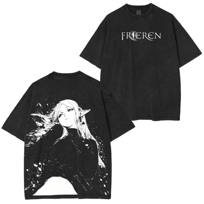 Frieren: Beyond Journey's End Vintage Unisex  Washed T-Shirt