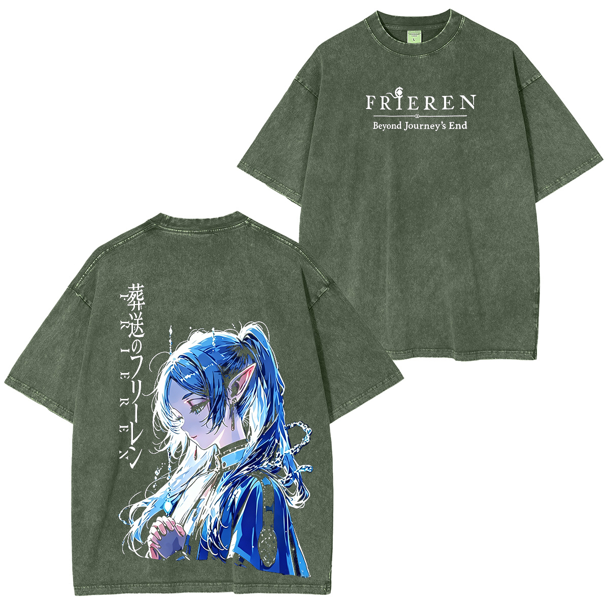 Inuyasha Vintage Unisex  Washed T-Shirt