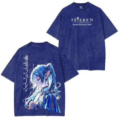 Inuyasha Vintage Unisex  Washed T-Shirt