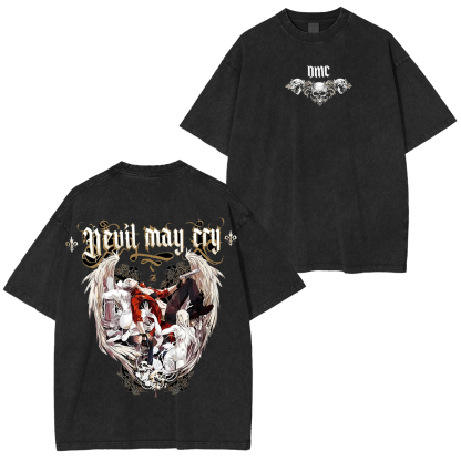 Dante Devil May Cry Vintage Unisex Washed T-Shirt