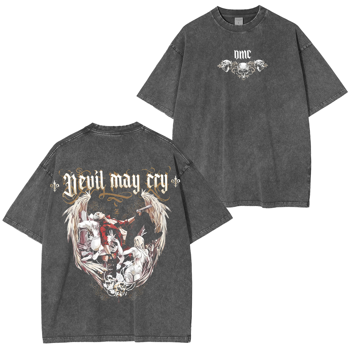 Dante Devil May Cry Vintage Unisex Washed T-Shirt