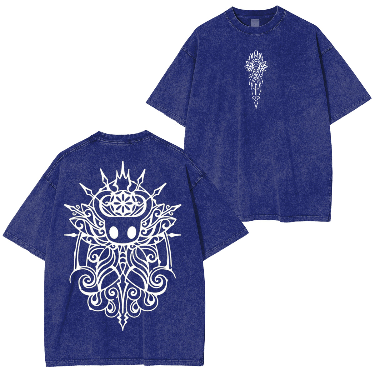 Hollow Knight Knight of silence Vintage Unisex Washed T-Shirt