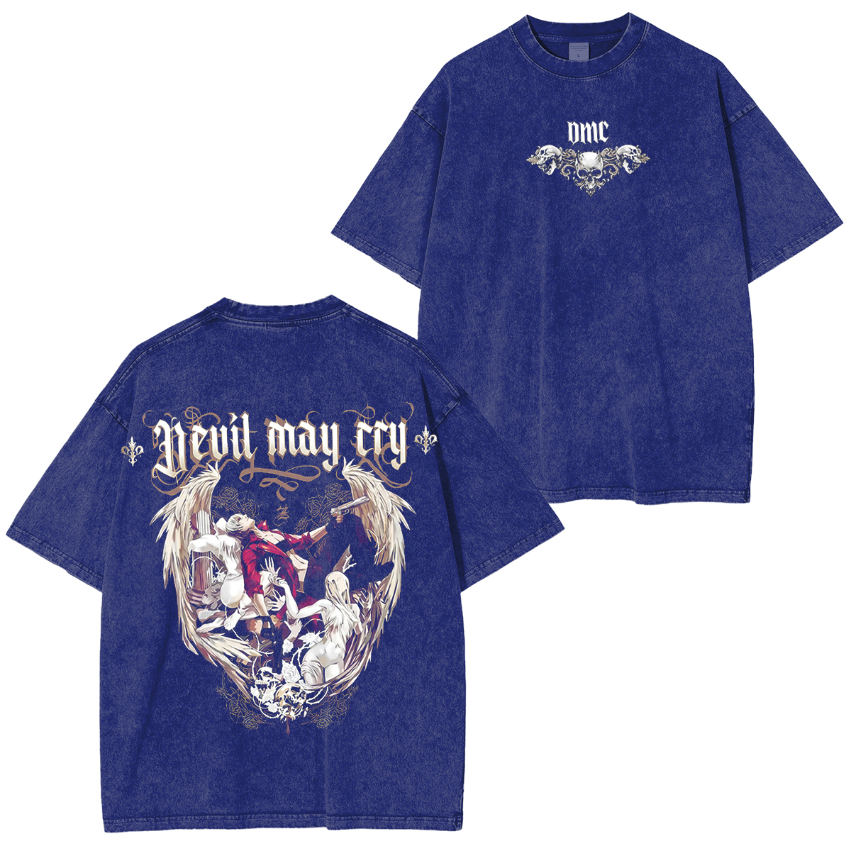 Dante Devil May Cry Vintage Unisex Washed T-Shirt